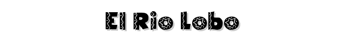 El Rio Lobo font